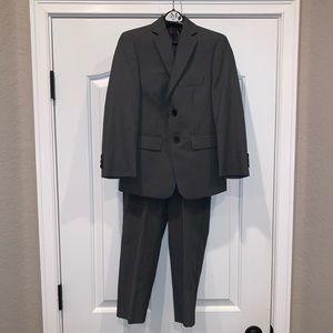 Joseph & Feiss | Youth Gray Stripe Suit | Size 8
